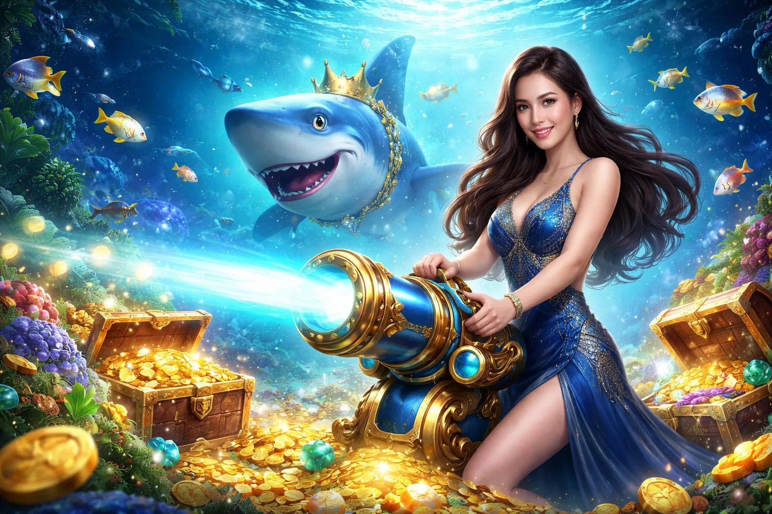 Hình ảnh game Bắn Cá sôi động tại fun8